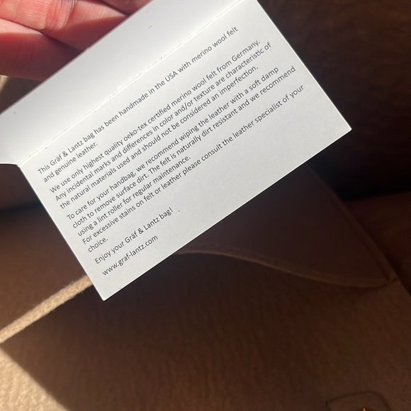 Gräf & Lantz wool felt tote - Picture 5 of 5